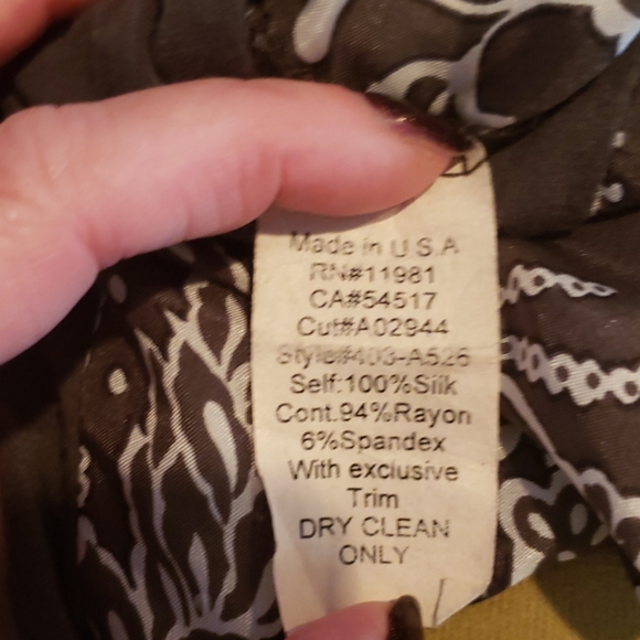 Bailey 44 xs gray &white tunic - Picture 5 of 6